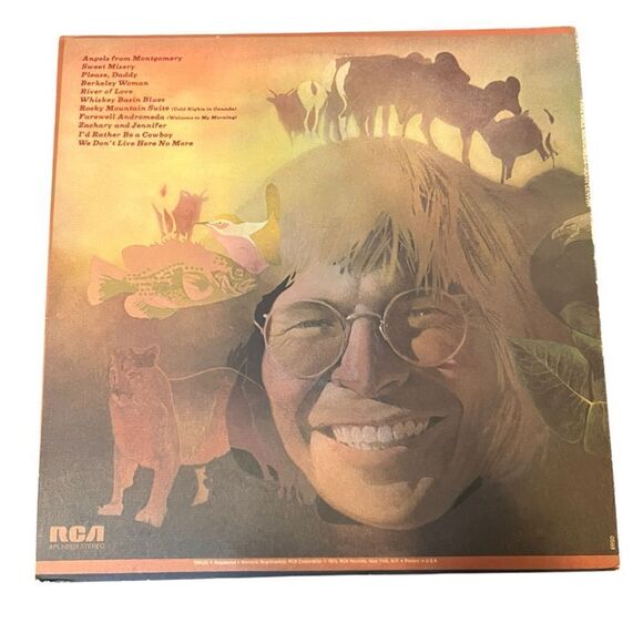 RARE JOHN DENVER - FAREWELL ANDROMEDA 1973 VINYL LP FOLK VINYL RECORD 12” - Picture 4 of 8